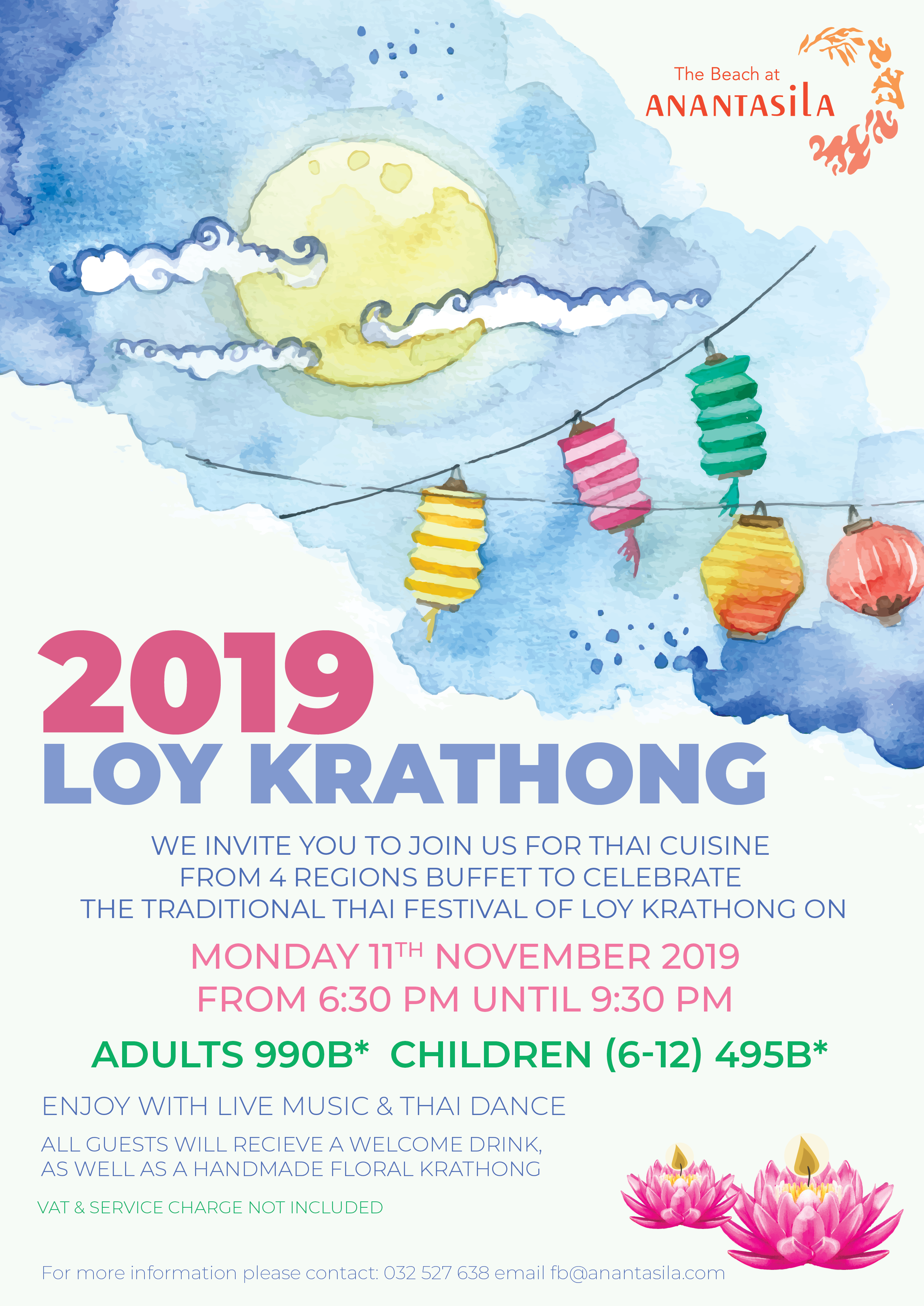 Anantasila Event Loy Krathong 2019